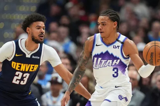 开云娱乐中心-客场险胜！掘金本赛季双杀爵士，3月28日两队将再度对决